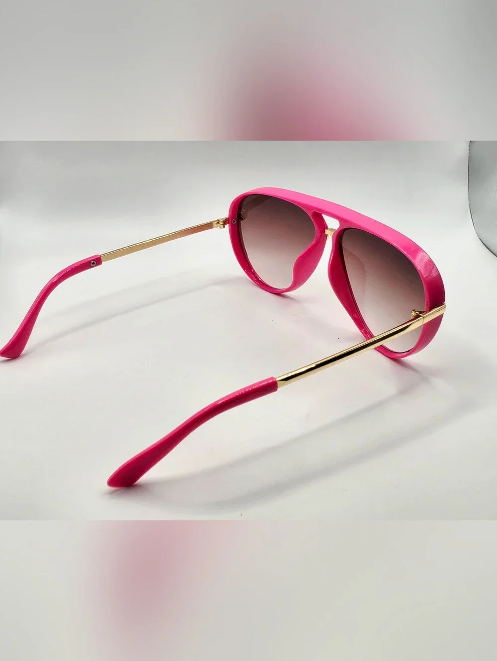Hot Pink Women's Aviator Sunglasses - Stylish Gradient Lenses New